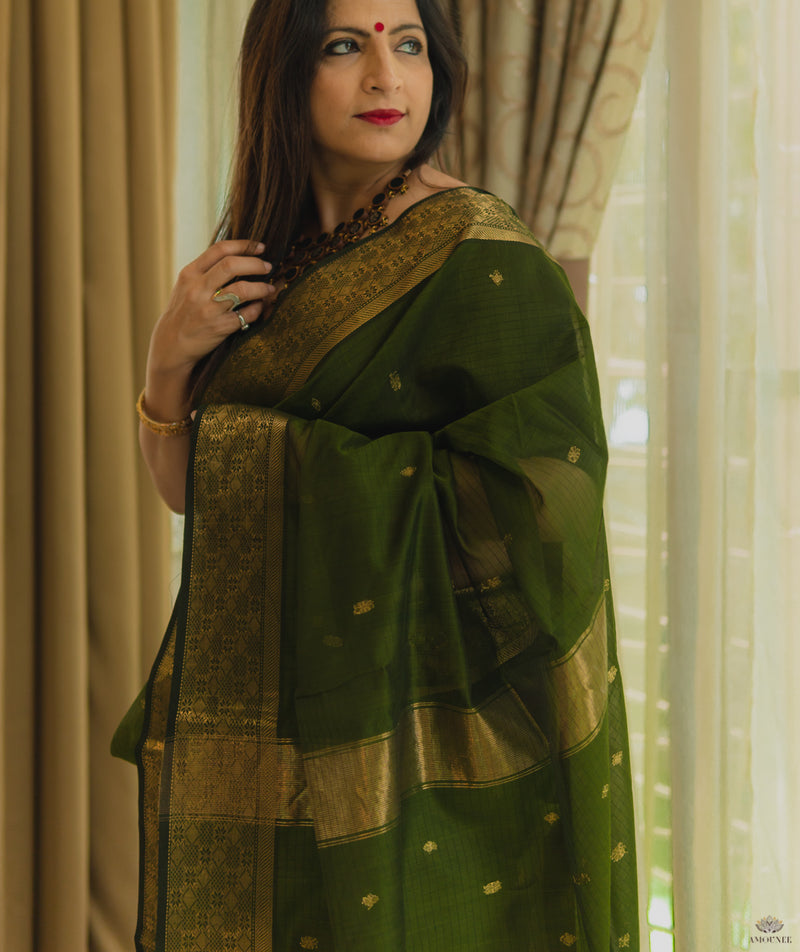 MAHESHWARI COTTON SILK SAREE