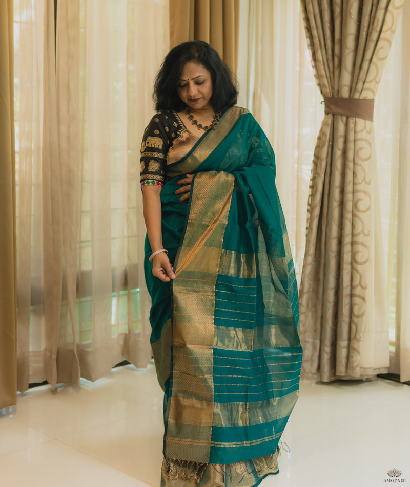 MAHESHWARI COTTON SILK SAREE