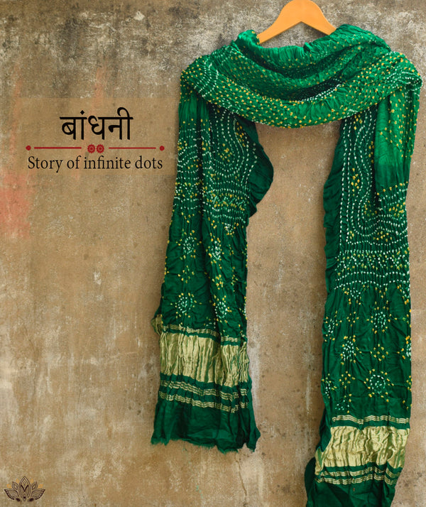 Bandhani  Silk Dupatta