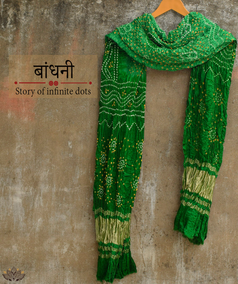 Bandhani  Silk Dupatta