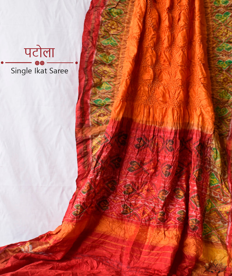 Single Ikat Patola Saree