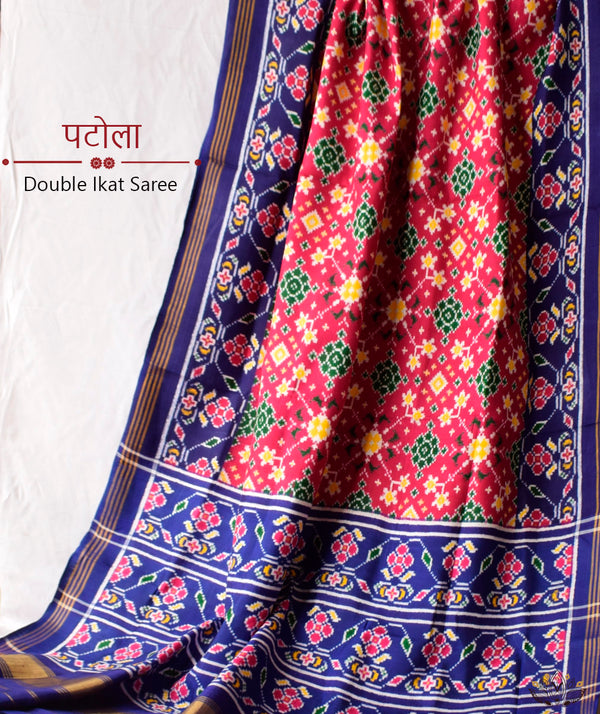 DOUBLE IKAT PATOLA SAREE