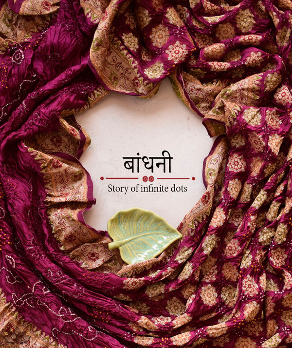 BANDHANI SILK DUPION SILK BUTA SAREE