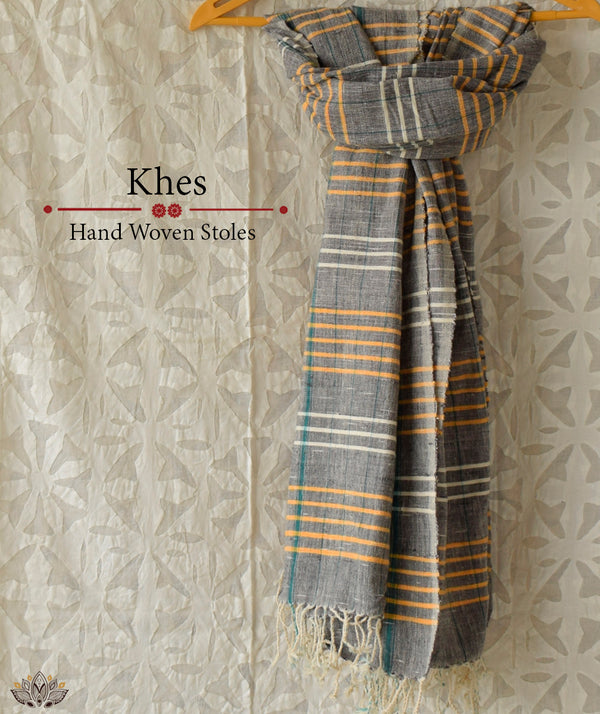 KHES HANDWOVEN COTTON STOLES