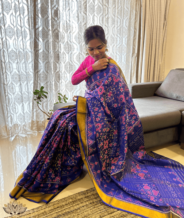 Silk Single Ikat Patola Saree