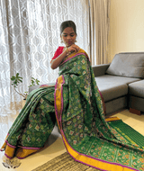 Silk Single Ikat Patola Saree