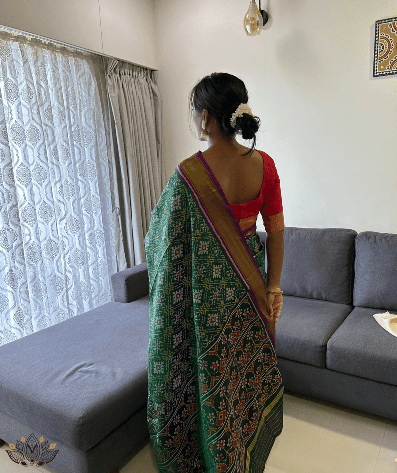 Silk Single Ikat Patola Saree