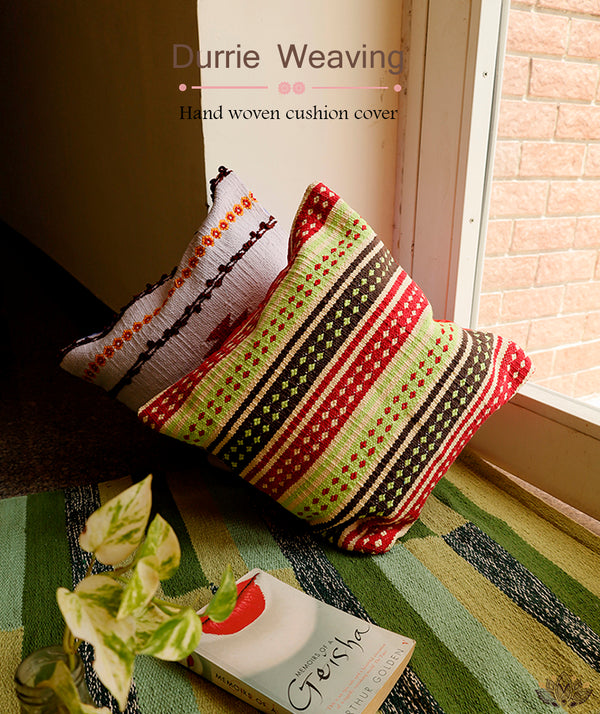 Durrie Weaving Cushion Cover