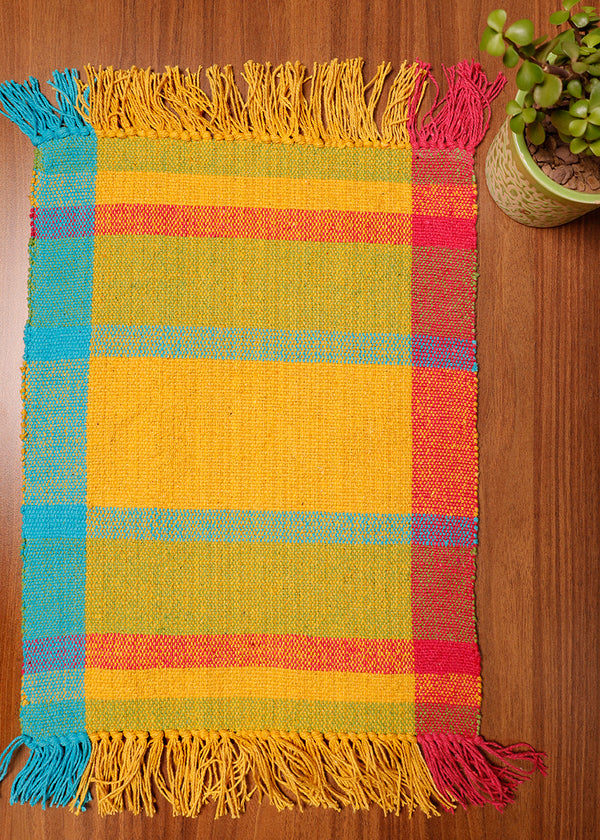 Durrie Weaving Table Mats (Set of 6)