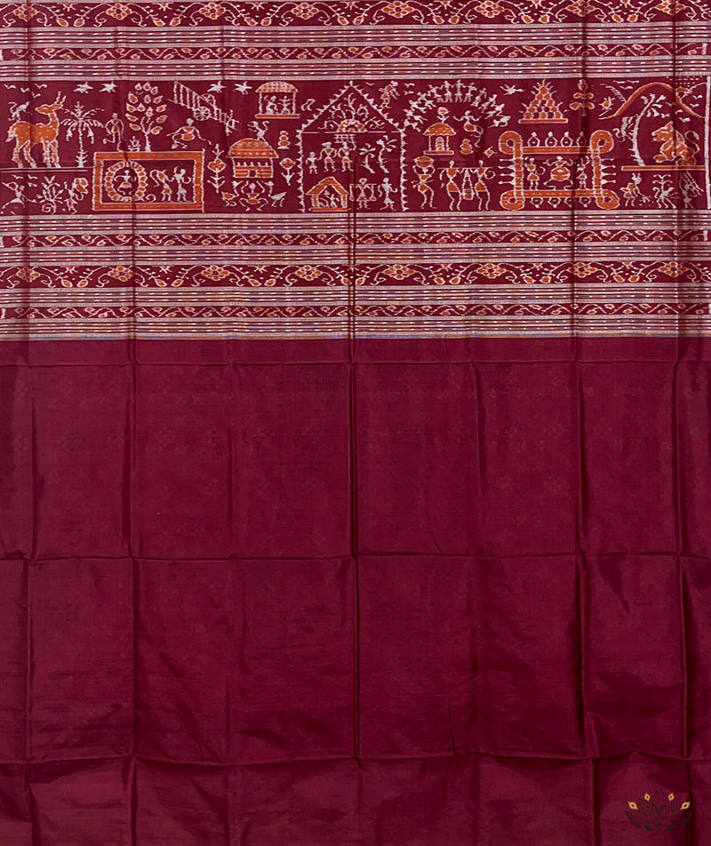 Buy Box Safta Sambalpuri Saree Without Blouse at Amazon.in