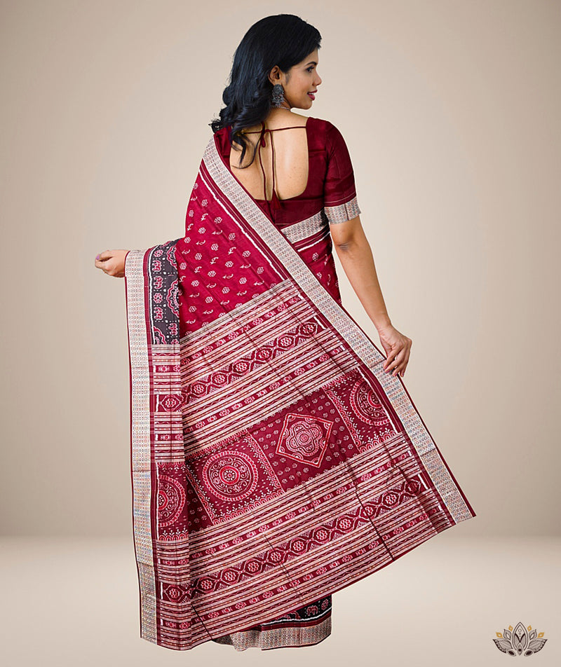 6 m (with blouse piece) Wedding Sambalpuri pata saree at Rs 10500 in  Bhubaneswar