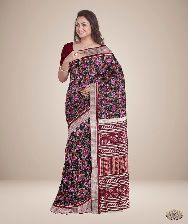 Sambalpuri Silk Handwoven Saree