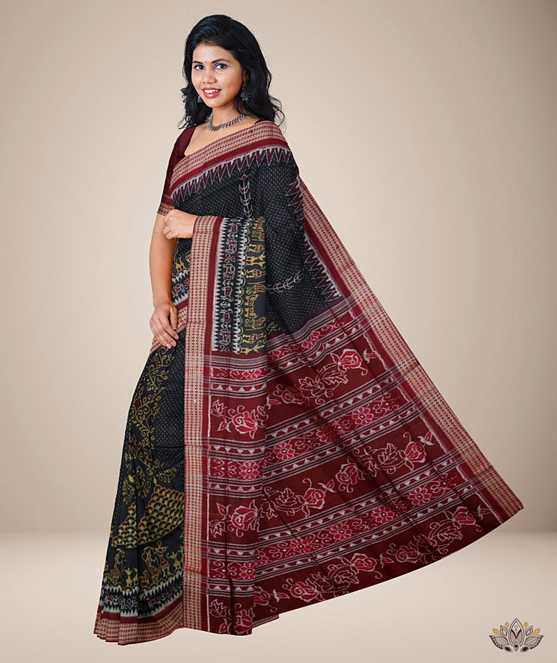 Sambalpuri Cotton Handwoven Saree