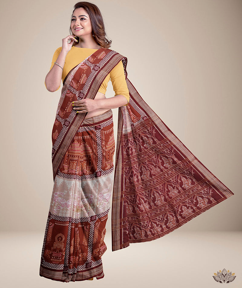 Sambalpuri Cotton Handwoven Saree