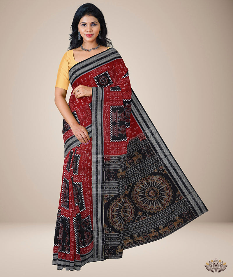 Sambalpuri Cotton Handwoven Saree