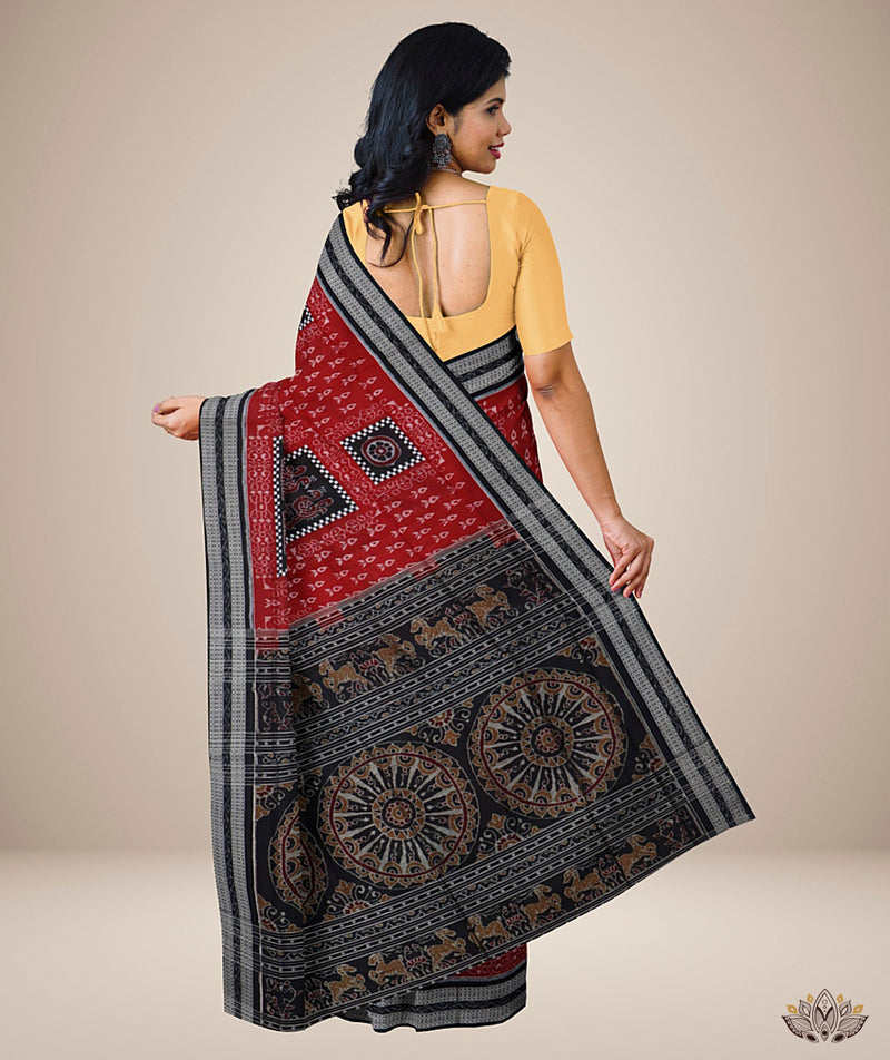 Sambalpuri Cotton Handwoven Saree