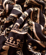 Ajrakh Silk Hand Block Printed Saree