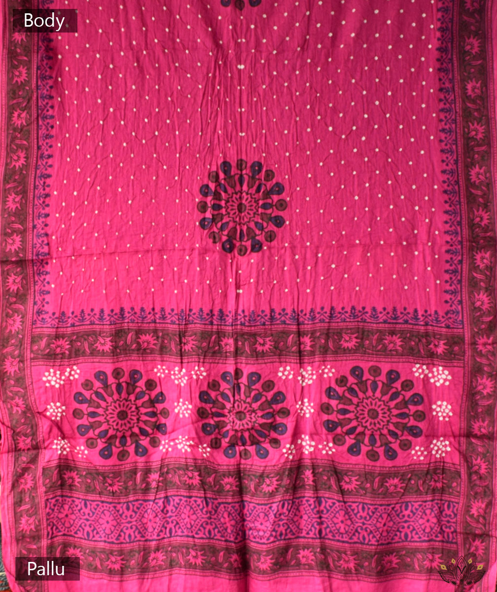BANDHANI COTTON SAREE
