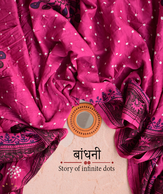 BANDHANI COTTON SAREE