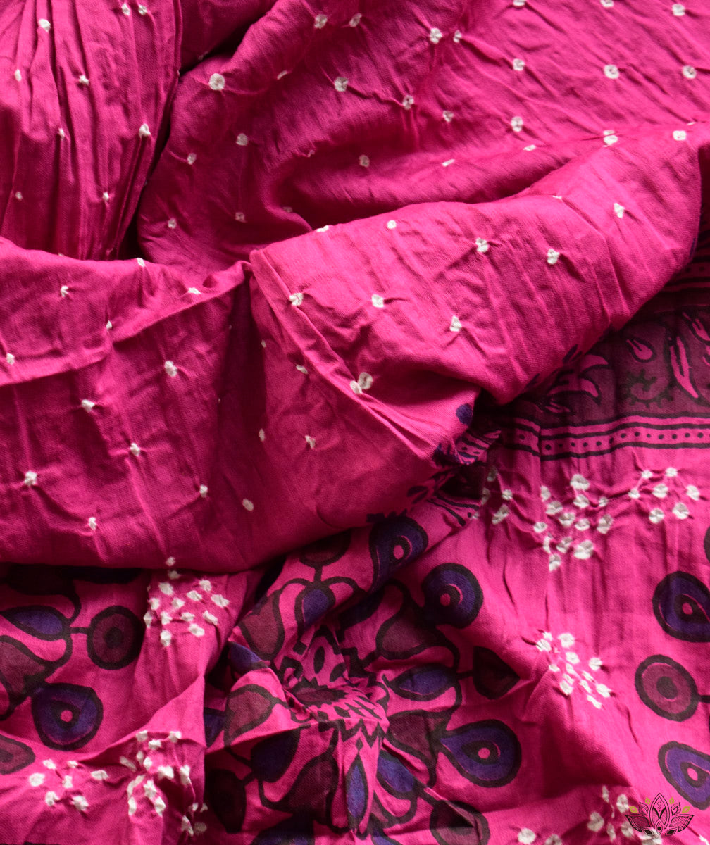 BANDHANI COTTON SAREE