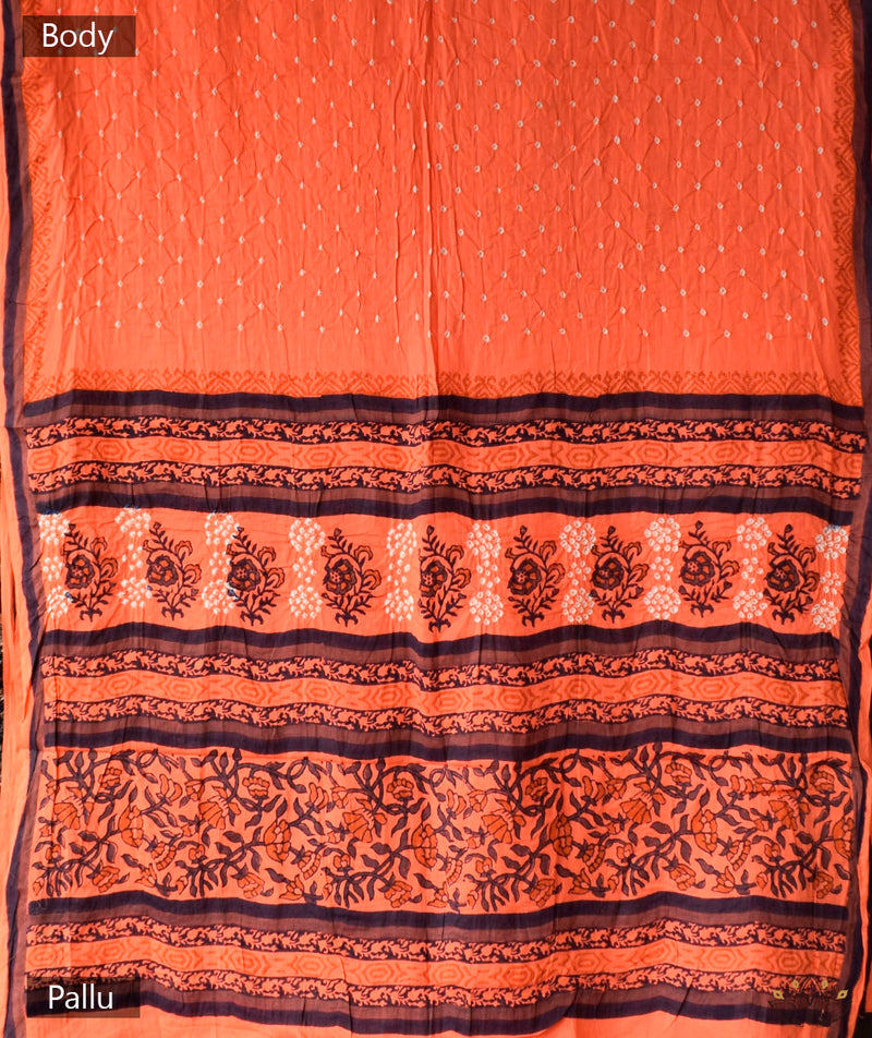 BANDHANI COTTON SAREE