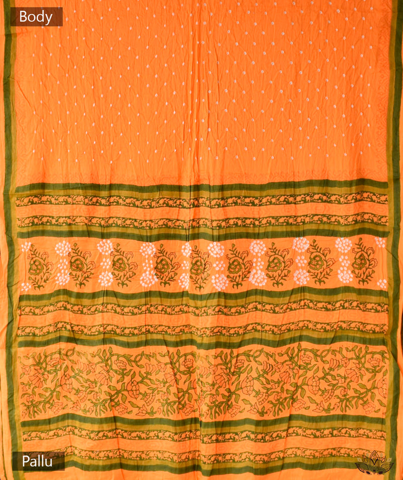 BANDHANI COTTON SAREE