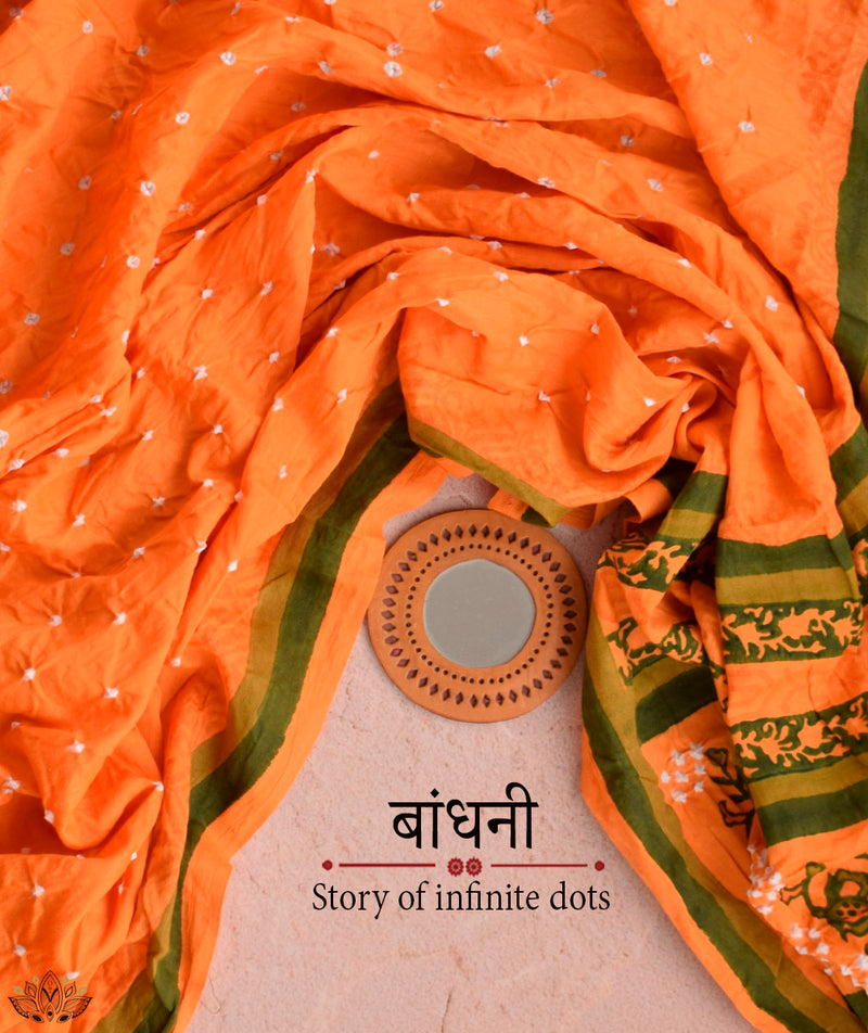 BANDHANI COTTON SAREE