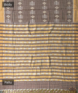 Maniabandha Single Ikat Handwoven Saree