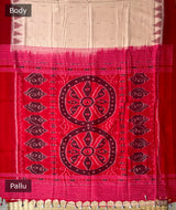 Maniabandha Single Ikat Handwoven Saree