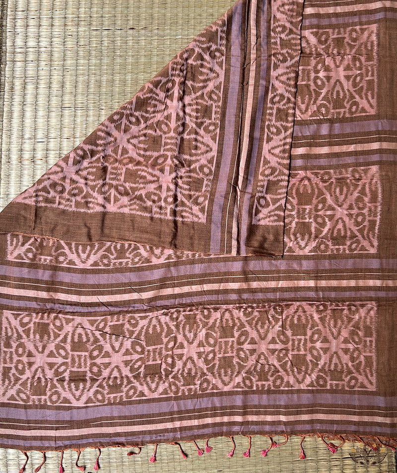 Maniabandha Single Ikat Handwoven Saree