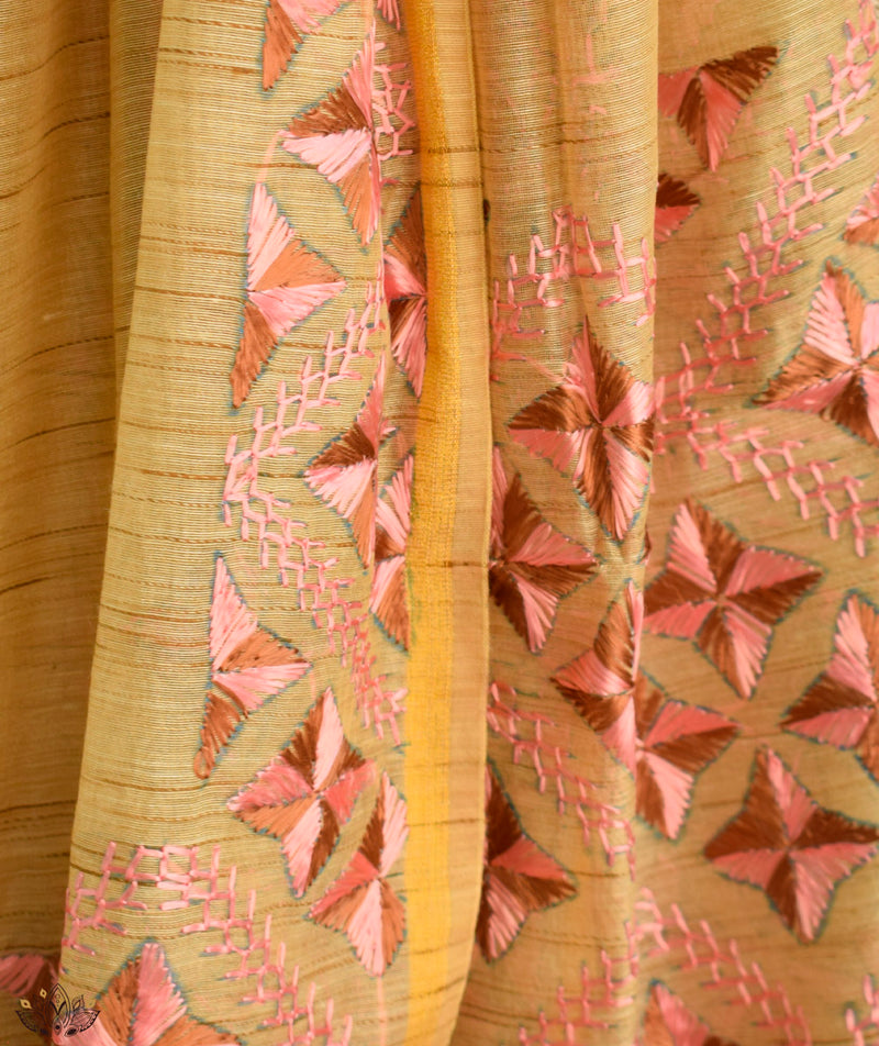 Phulkari Hand Embroidery Stole