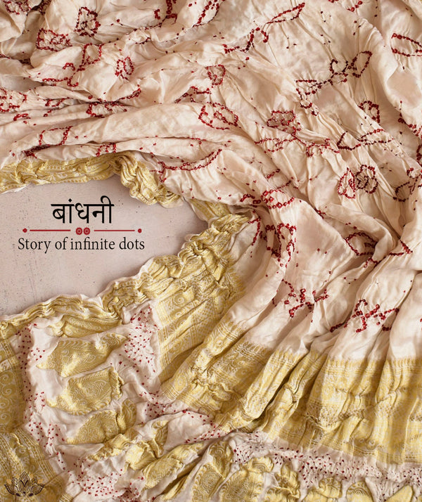 Bandhani Silk Saree