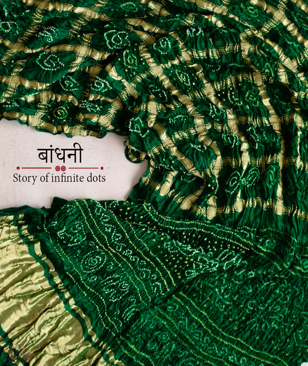 Bandhani Silk Saree