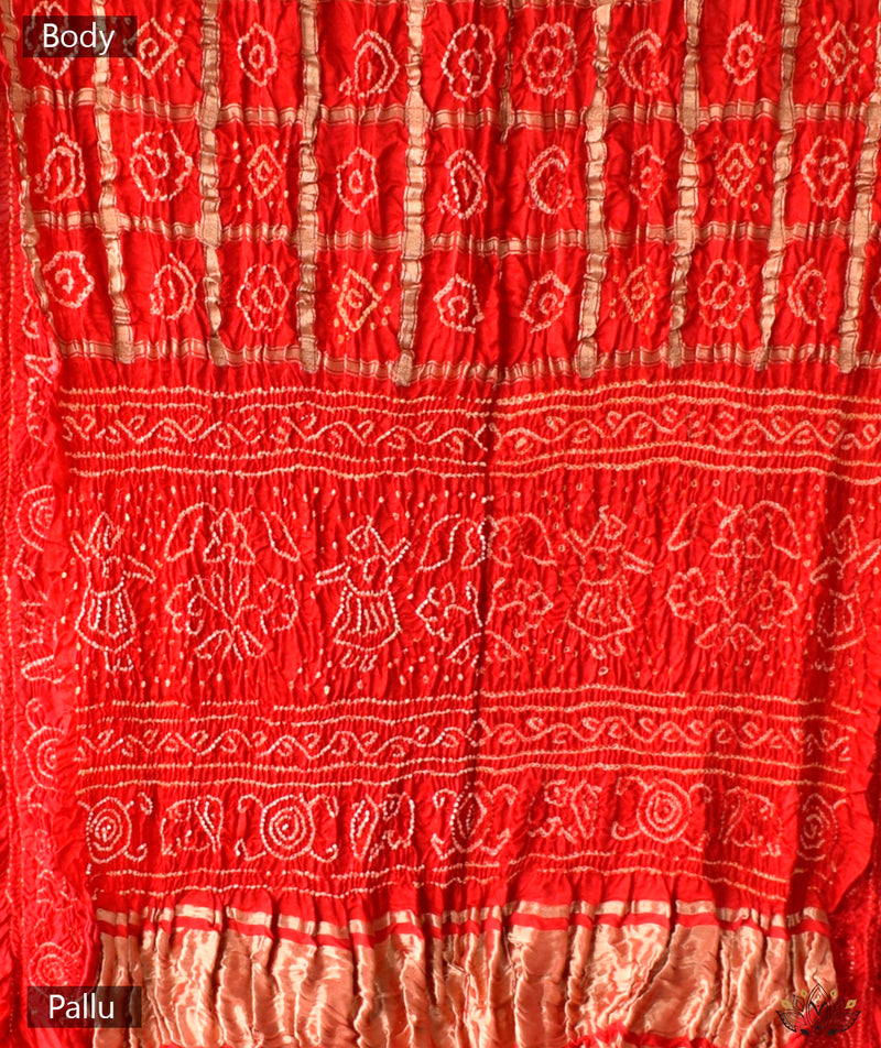 Bandhani Silk Saree