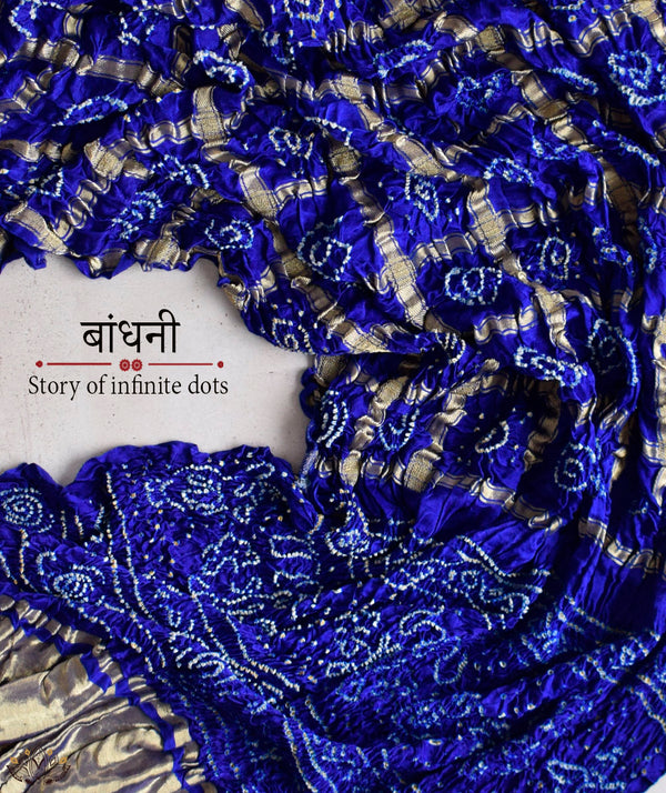 Bandhani Silk Saree
