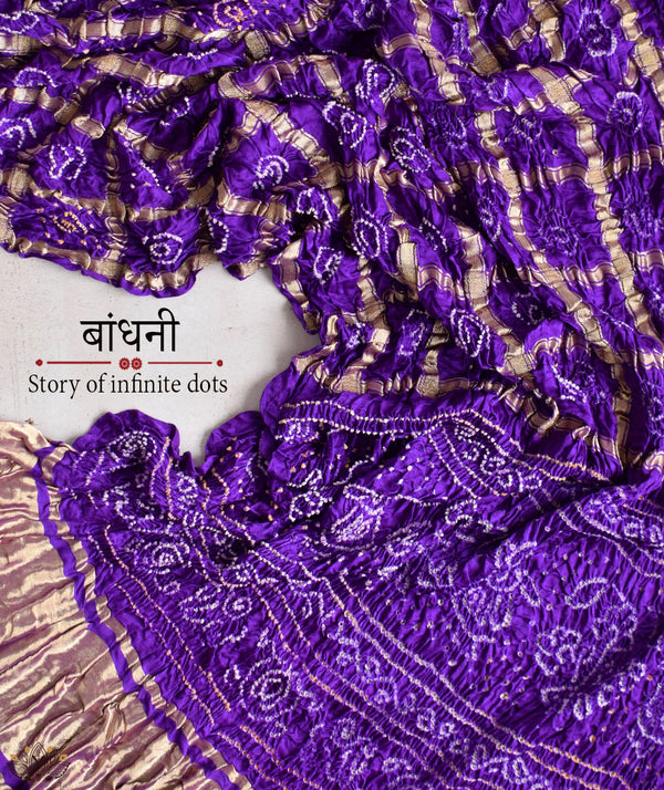 Bandhani Silk Saree