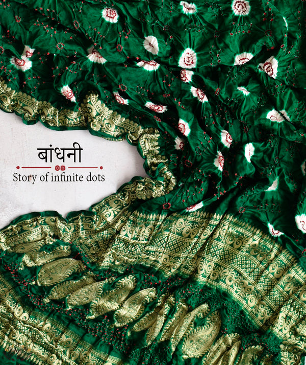 Bandhani Silk Saree