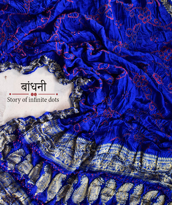 Bandhani Silk Saree