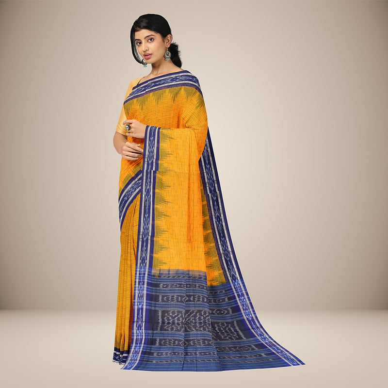 Nuapatna  Cotton Handwoven Saree