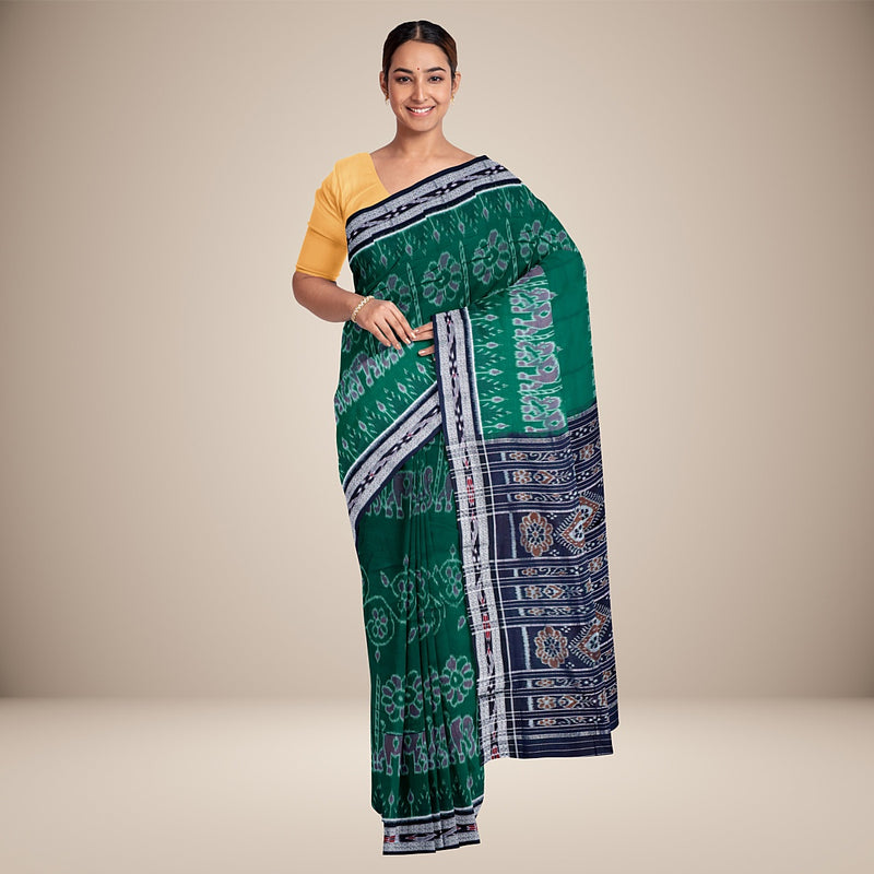 Nuapatna  Cotton Handwoven Saree