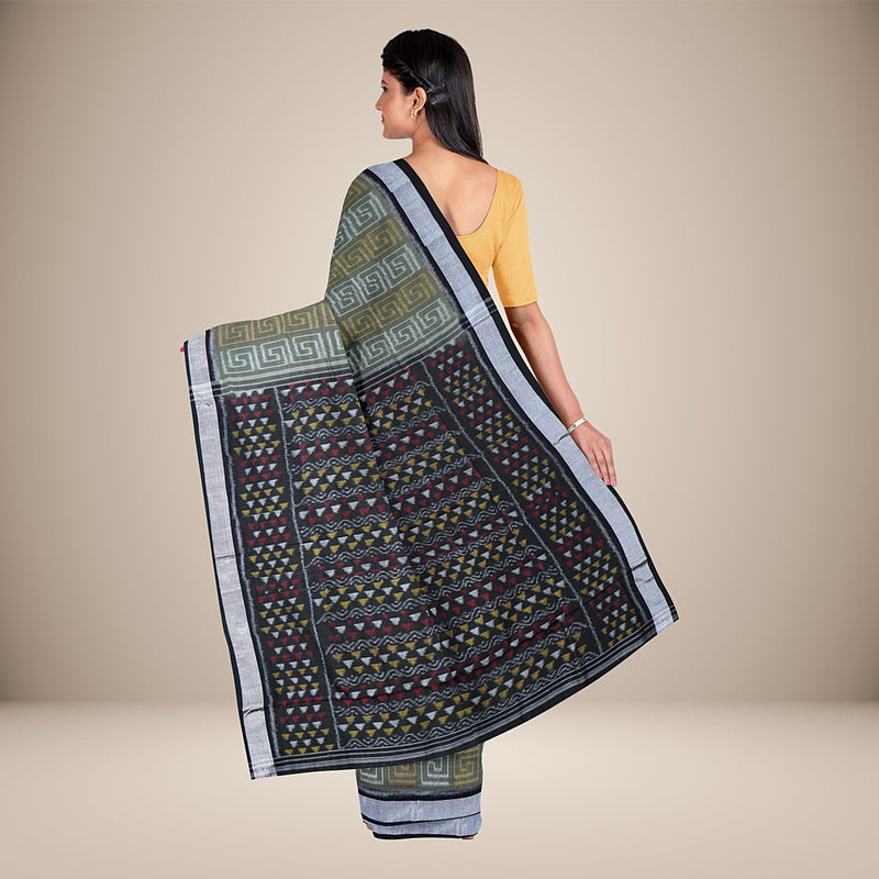 Nuapatna  Cotton Handwoven Saree