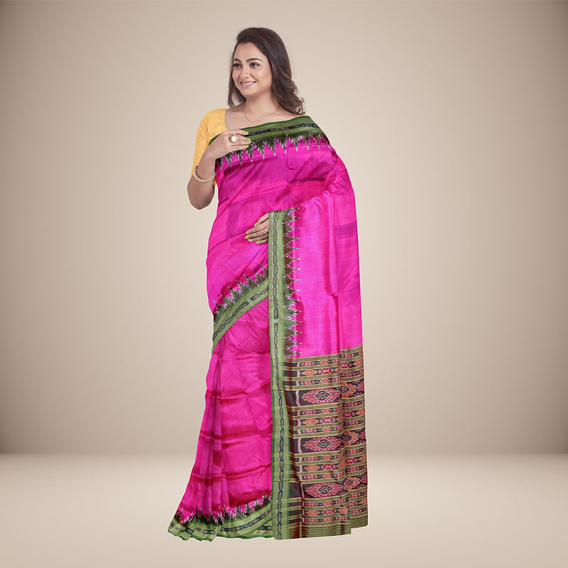 Nuapatna  Silk  Handwoven Saree