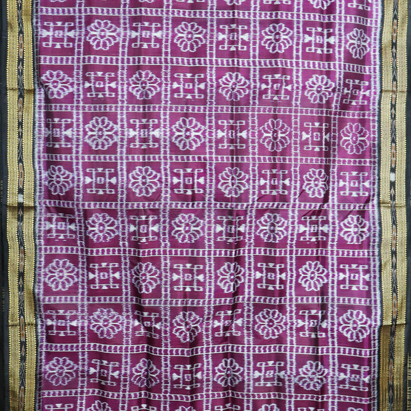 Nuapatna  Silk  Handwoven Saree