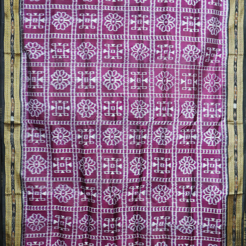 Nuapatna  Silk  Handwoven Saree