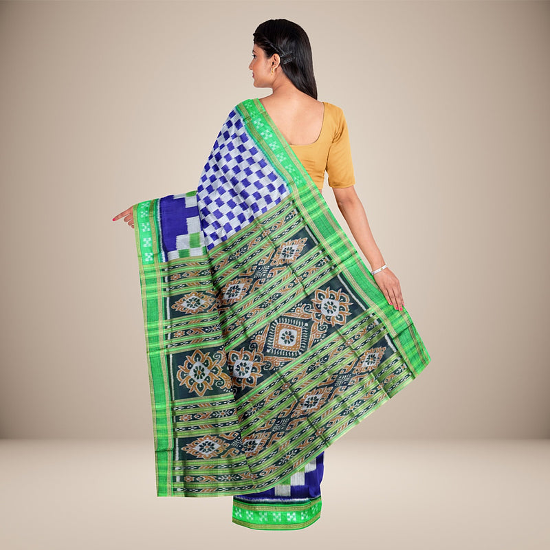 Nuapatna  Silk  Handwoven Saree