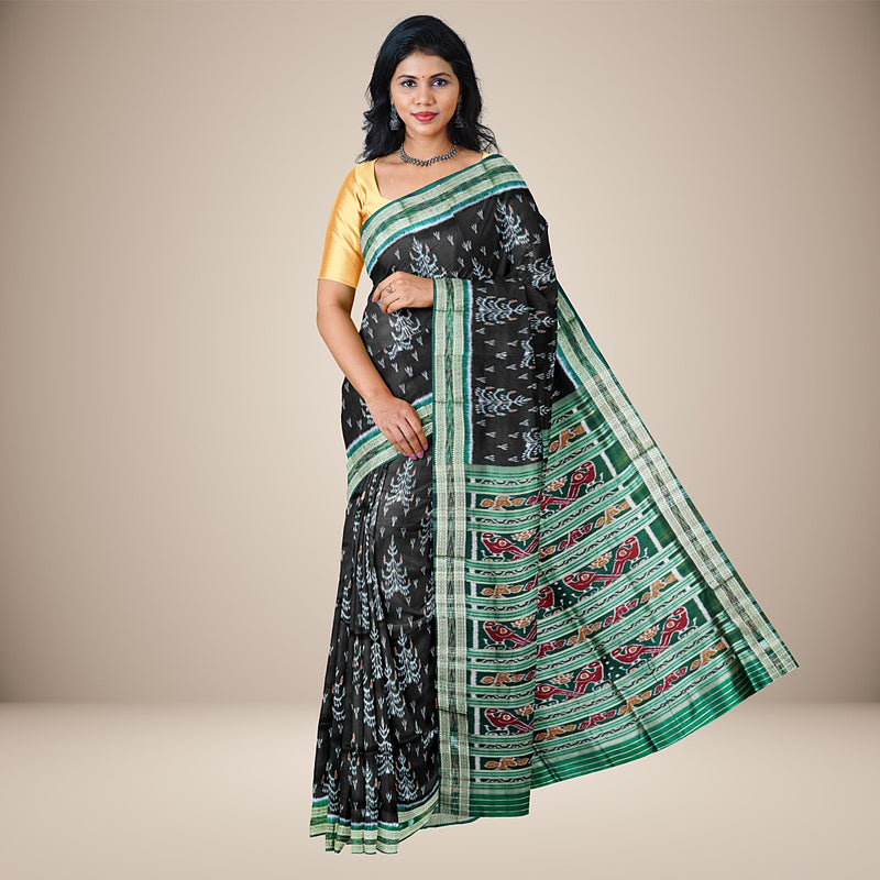 Nuapatna  Silk  Handwoven Saree