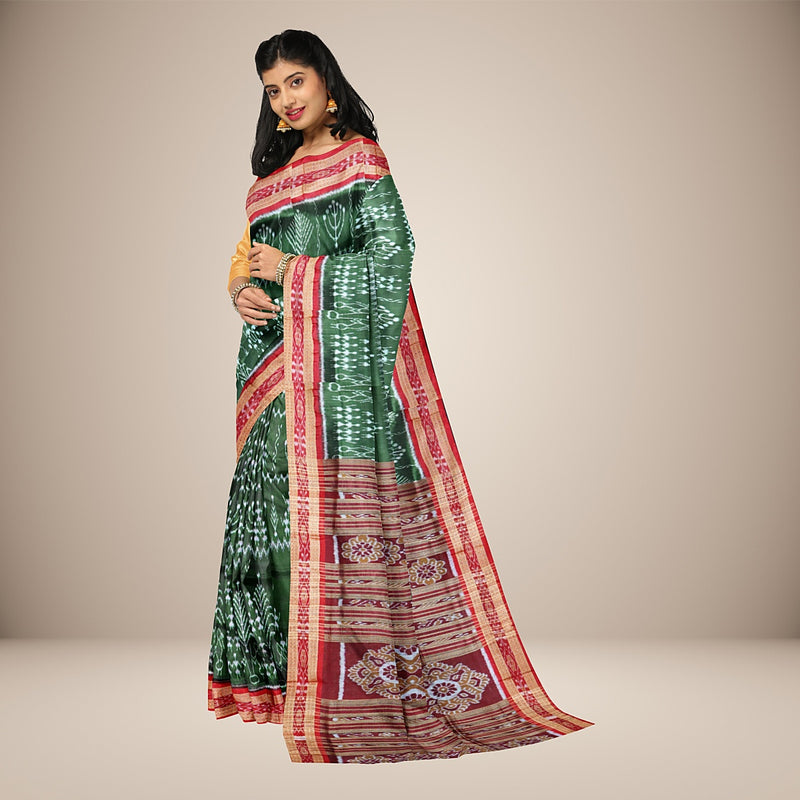 Nuapatna  Silk  Handwoven Saree