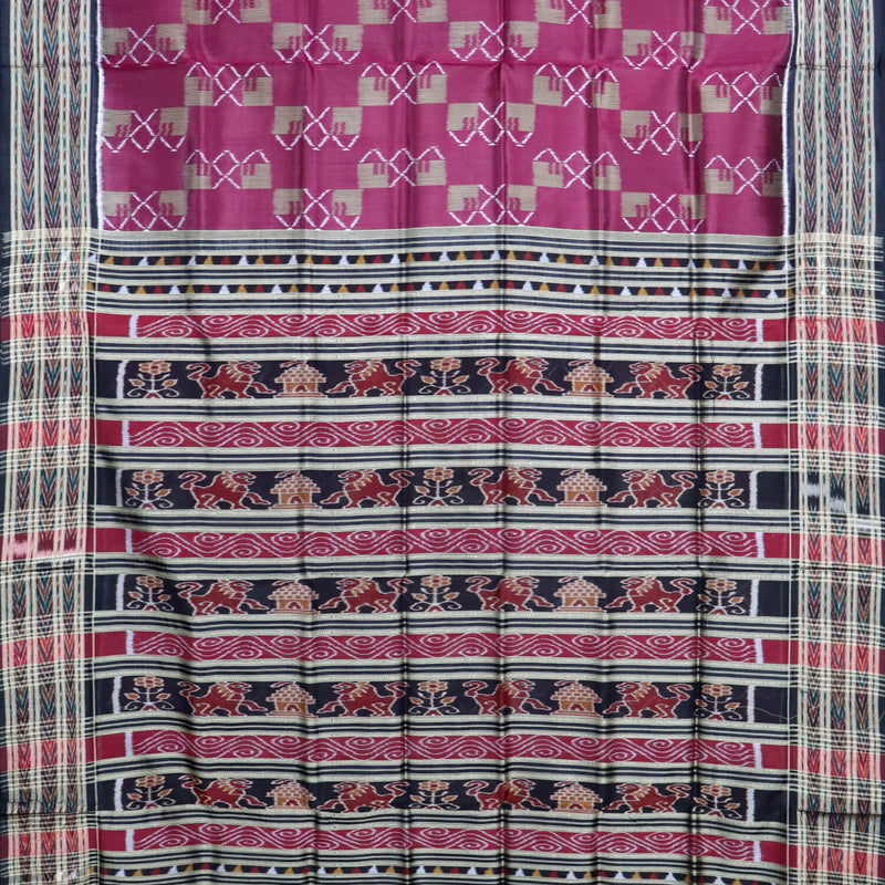 Nuapatna  Silk  Handwoven Saree