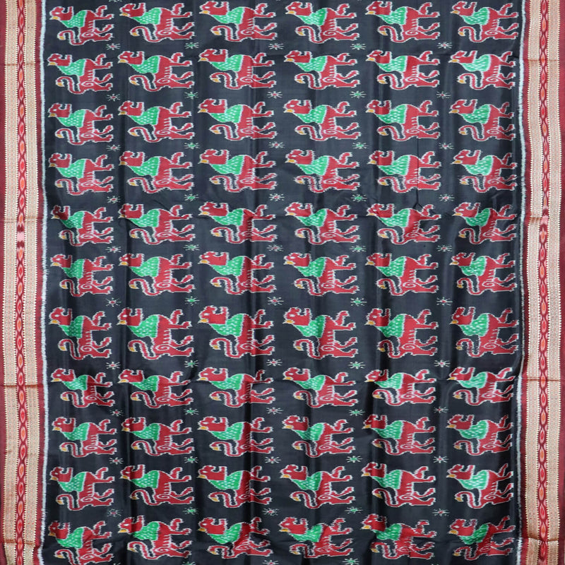 Nuapatna  Silk  Handwoven Saree