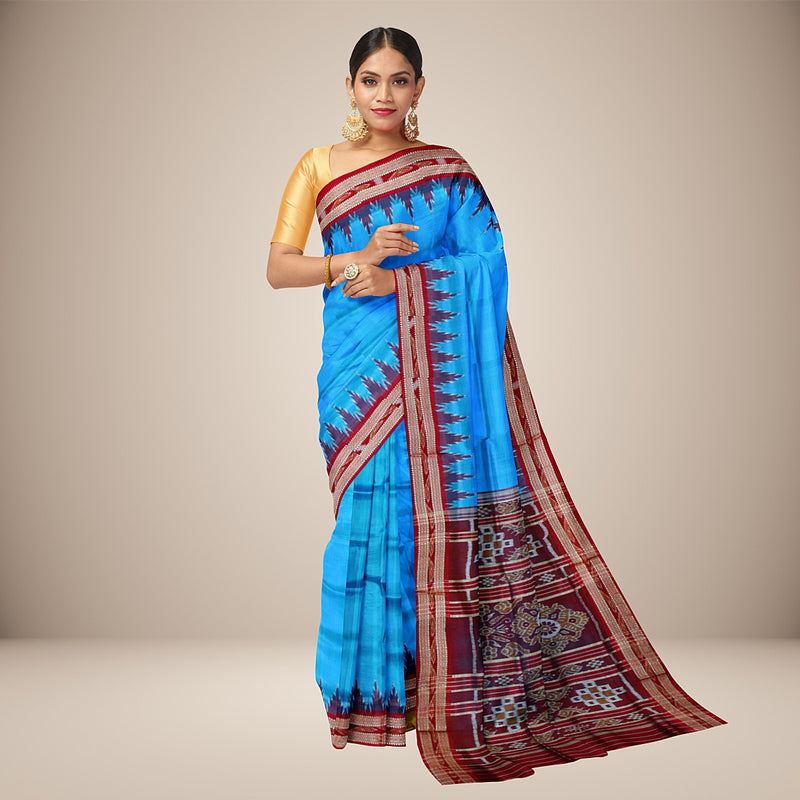 Nuapatna  Silk  Handwoven Saree